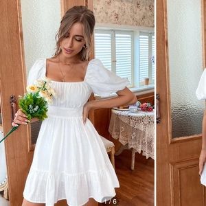 ✨HOST PICK✨ NWOT SHEIN Tie Back Flounce Hem dress